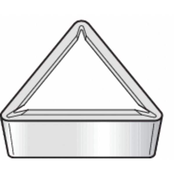 Triangle Turning Insert, Triangle, 1/4 in, TPMR, 0.0312 in, Carbide