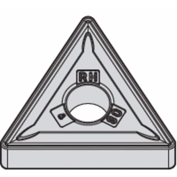 Triangle Turning Insert, Triangle, 5/8 in, TNMG, 0.0468 in, Carbide