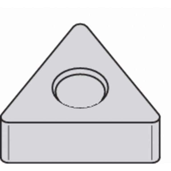 Triangle Turning Insert, Triangle, 3/8 in, TNMA, 0.0312 in, Carbide