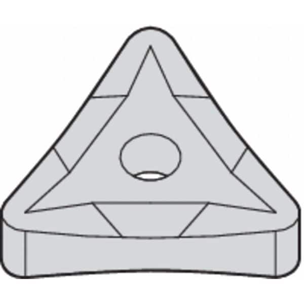 Triangle Turning Insert, Triangle, 3/8 in, TNMP, 0.0312 in, Carbide