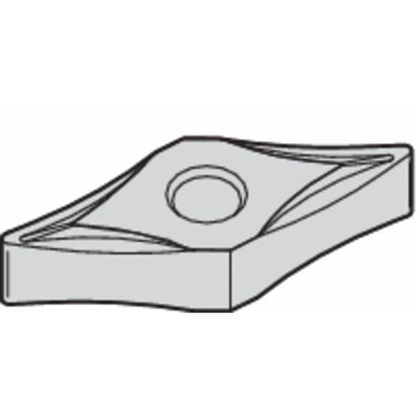 Diamond Turning Insert, Diamond, 3/8 in, VNMP, 35  Degrees, 1/32 in, Carbide