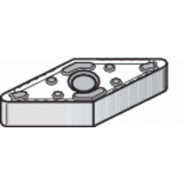 Diamond Turning Insert, Diamond, 3/8 in, VNMG, 35  Degrees, 1/32 in, Carbide