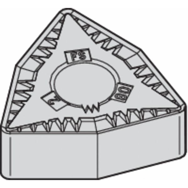 Turning Insert, Trigon, 1/2 in, WNGG, 1/32 in, Carbide