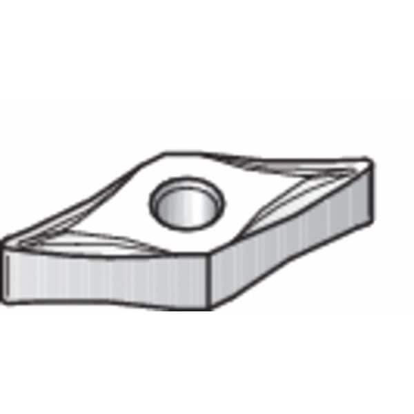 Diamond Turning Insert, Diamond, 3/8 in, VNGP, 35  Degrees, 0.0080 in, Carbide