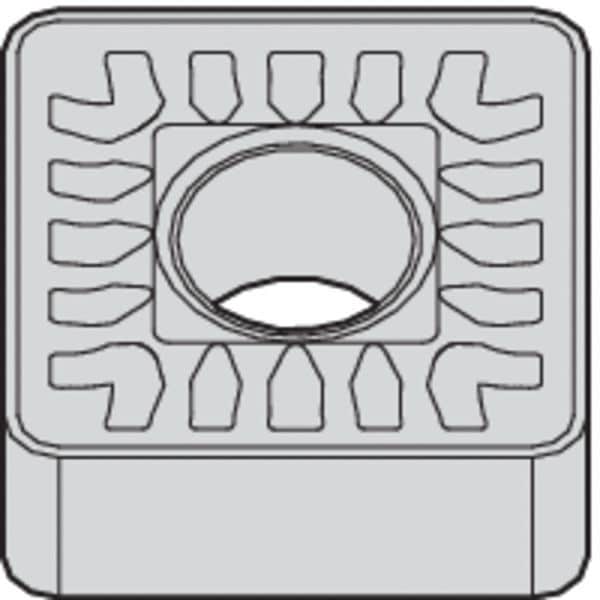 Square Turning Insert, Square, 3/4 in, SNMM, 3/32 in, Carbide