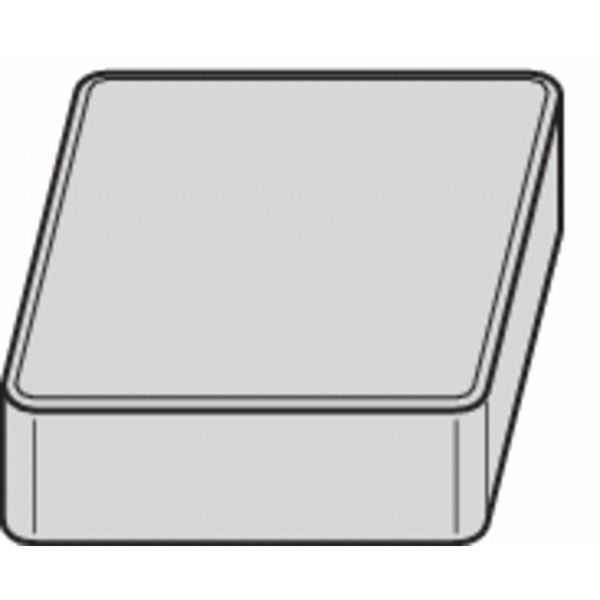 Diamond Turning Insert, Diamond, 1/2 in, CNG, 80  Degrees, 3/64 in, Ceramic