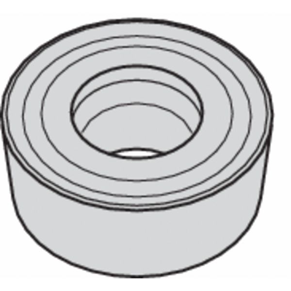 Turning Insert, Round, 0.3937 in, RCMT, Carbide