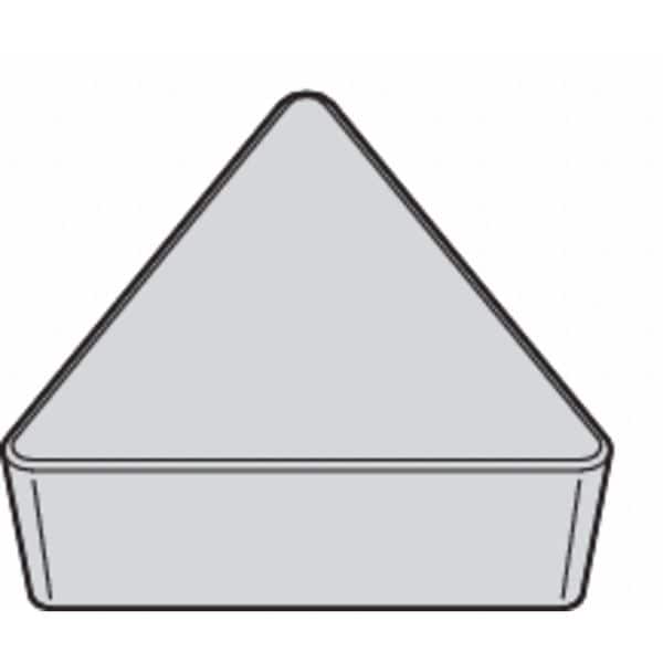 Triangle Turning Insert, Triangle, 1/2 in, TPU, 0.0468 in, Carbide