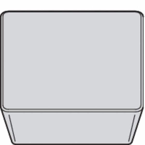 Square Turning Insert, Square, 3/4 in, SPU6, 1/16 in, Carbide