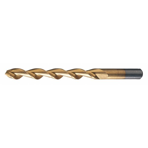 135Â° Deep Hole Parabolic Jobber Length Drill Chicago-Latrobe 150DH-TN TiN HSS RHS/RHC #41