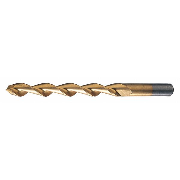 135Â° Deep Hole Parabolic Jobber Length Drill Chicago-Latrobe 150DH-TN TiN HSS RHS/RHC #7