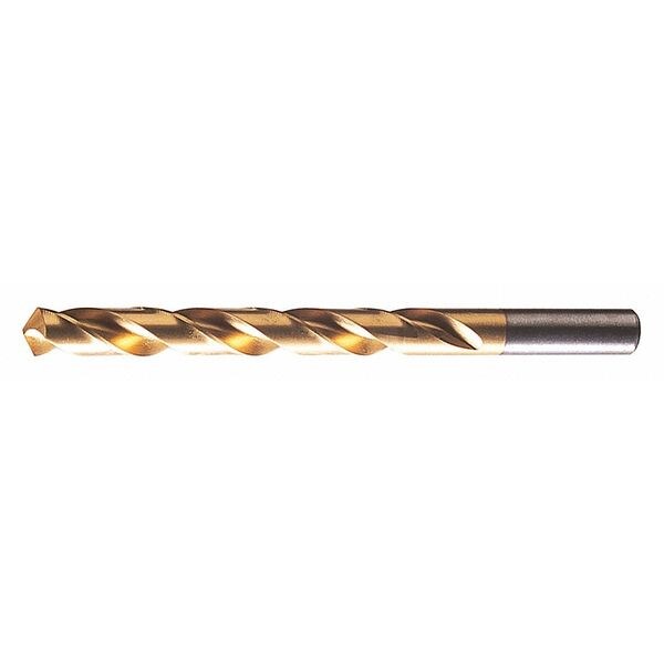 118Â° General Purpose Jobber Length Drill Chicago-Latrobe 150-TN TiN HSS RHS/RHC 19/32
