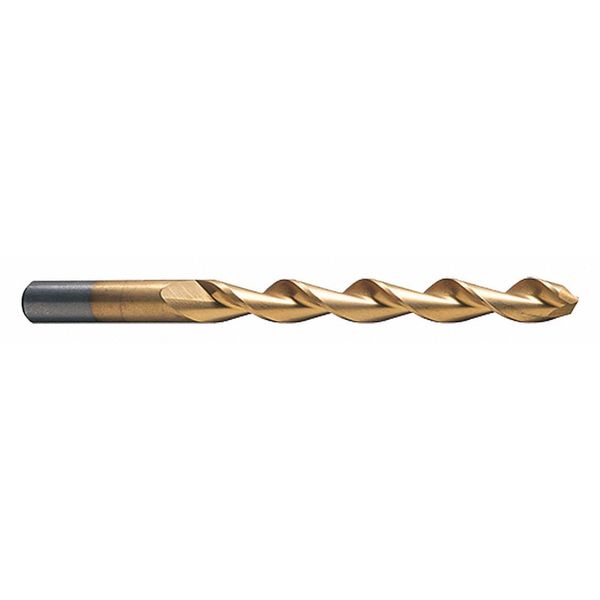 118Â° Parabolic Jobber Length Drill Cleveland 2065-TN TiN HSS RHS/RHC 7/32