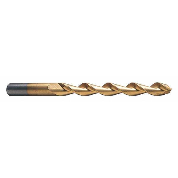 118Â° Parabolic Jobber Length Drill Cleveland 2065-TN TiN HSS RHS/RHC #14