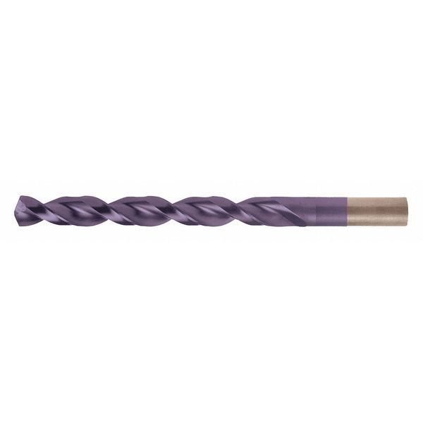 Q-Cobaltâ¢ 135Â° Wide Land Parabolic Jobber Length Drill Cleveland 2075-TA TiAlN HSS-CO 8% RHS/RHC #36