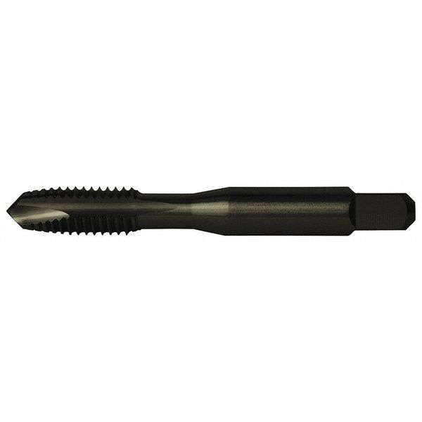Spiral Point Tap, #0-80, Plug, UNF, 2 Flutes, Steam Oxide