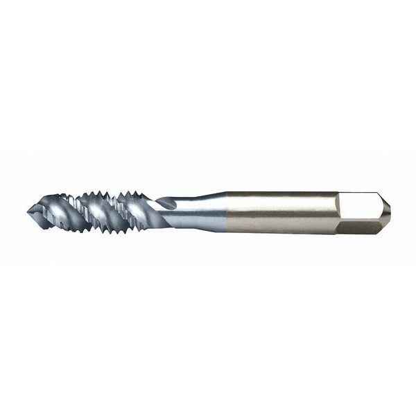 Spiral Flute Tap, M4-0.70, Plug, Metric, 3 Flutes, TiCN