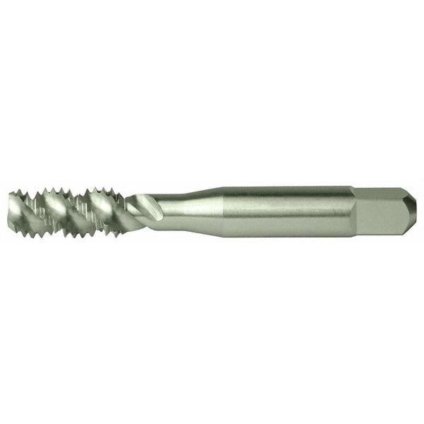 Spiral Flute Tap, #4-40, Bottoming, 2 Flutes, UNC