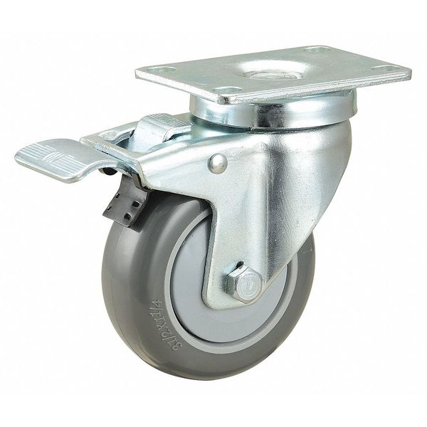 Plate Caster, 3-1/2
