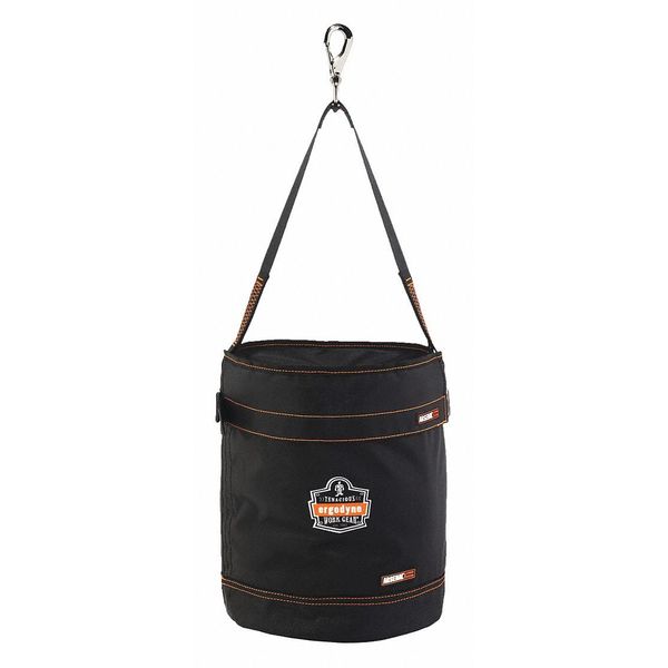 Bucket, Polyester, 1 Pockets, Black, 15