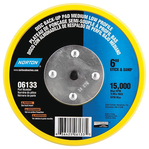 Disc Backup Pad, 6