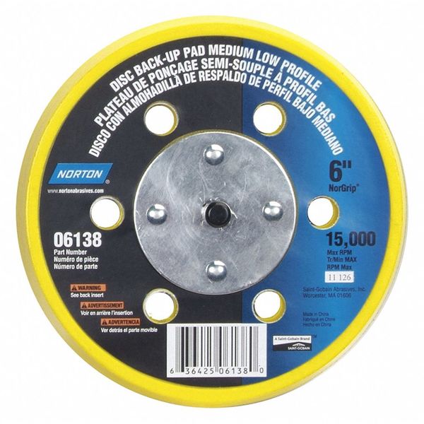 Disc Backup Pad, 6