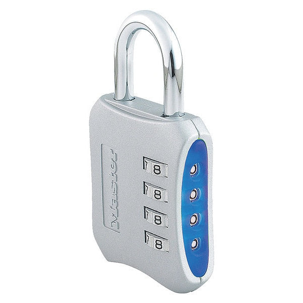 Combination Padlock, 4 Dials