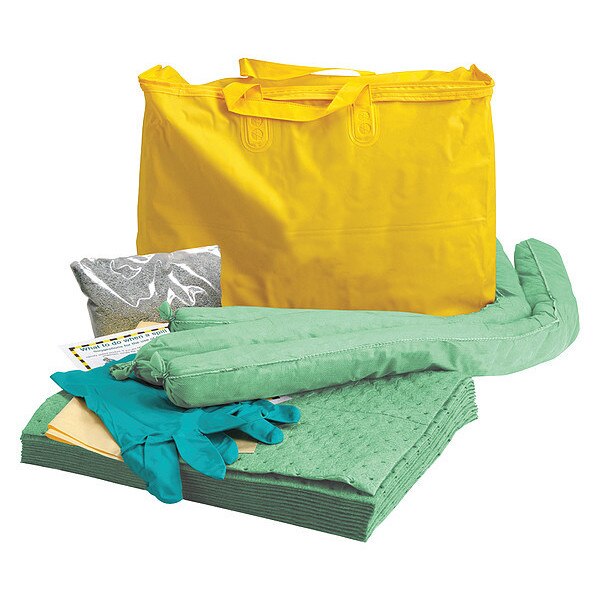 Spill Kit, Bag, Chemical, Hazmat, 5 gal.