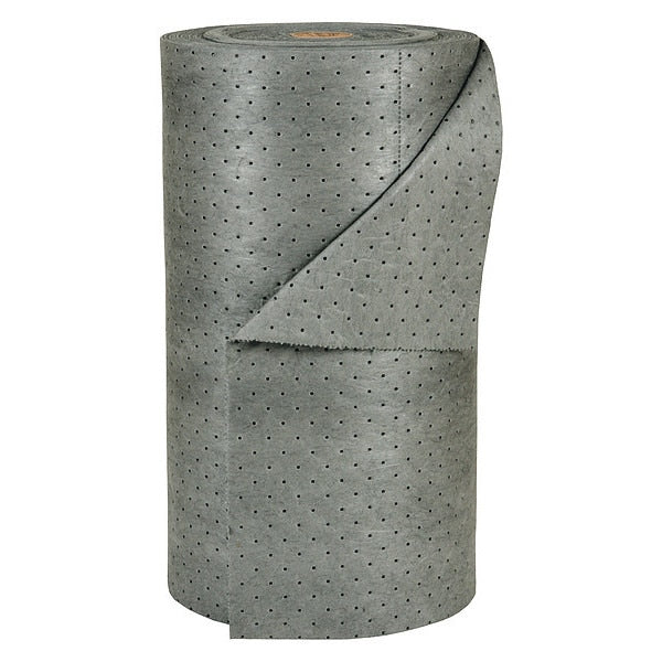 Sorbents, 49 gal/pk, Universal Absorbed, Gray, Polypropylene