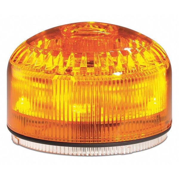Beacon Warning Sounder Light, Amber, LED