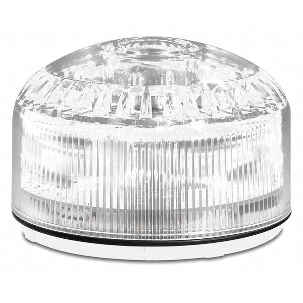 Beacon Warning Sounder Light, Clear, LED