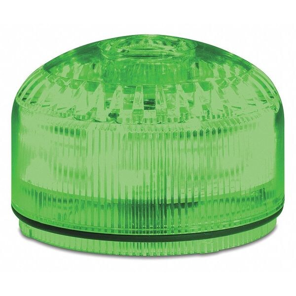 Beacon Warning Sounder Light, Green, LED