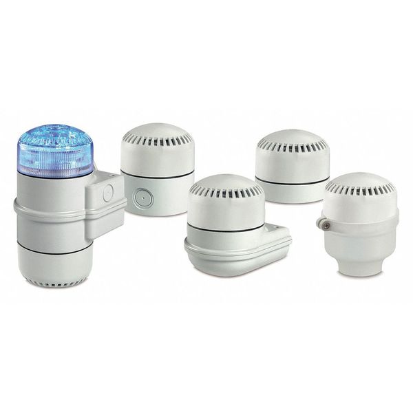 Electronic Sounder, Red Lens, 35 to 240mA