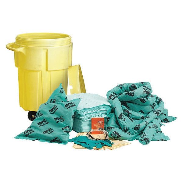 Spill Kit, Drum, Chemical/Hazmat, 38 gal.