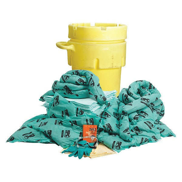 Spill Kit, Drum, Chemical/Hazmat, 75 gal.