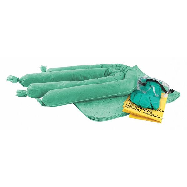 Spill Kit, Bucket, Chemical, Hazmat, 9.1 gal