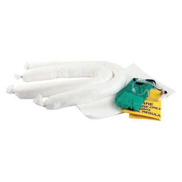 Spill Kit, Oil-Based Liquids, 9.1 gal, 18