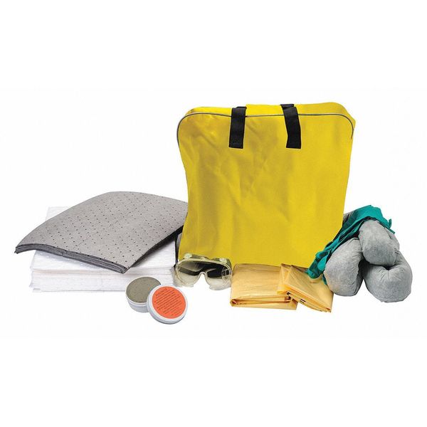 Spill Kit, Bag, Universal, 11.5 gal., 22
