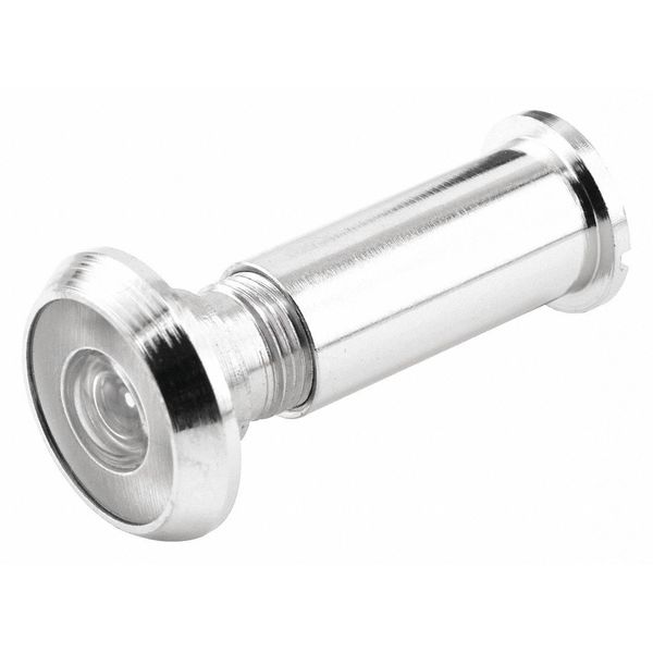 Door Viewer, Plated Chrome, Brass
