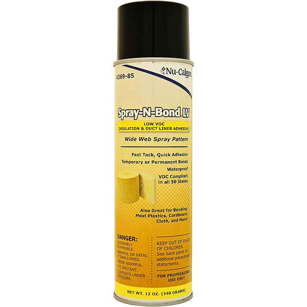 Spray Adhesive, Spray-N-Bond Series, 12 oz, Aerosol Can