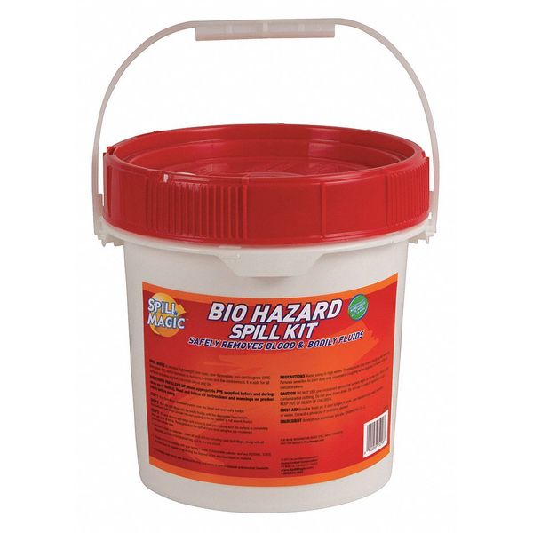 Biohazard Spill Kit, Size 1.25 gal.