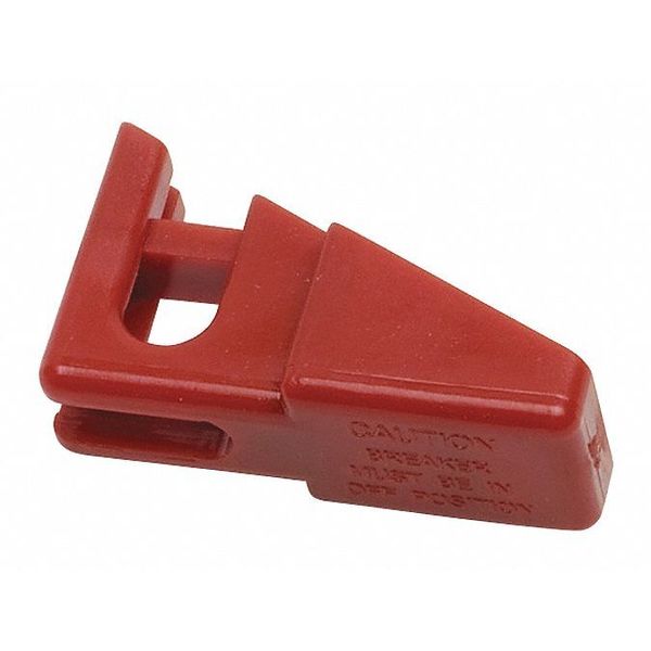 Circuit Breaker Lockout, Red, 1-1/8