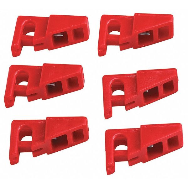 Circuit Breaker Lockout, Red, 1-1/8
