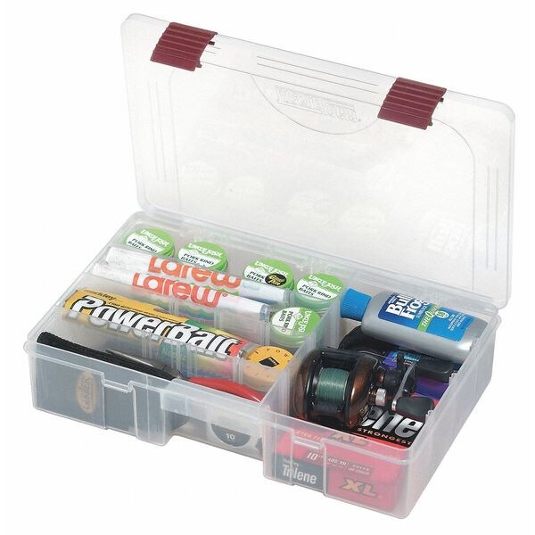 Adjustable Compartment Box with 5 to 21 compartments, Plastic, 2 13/16 in H x 9.13 in W