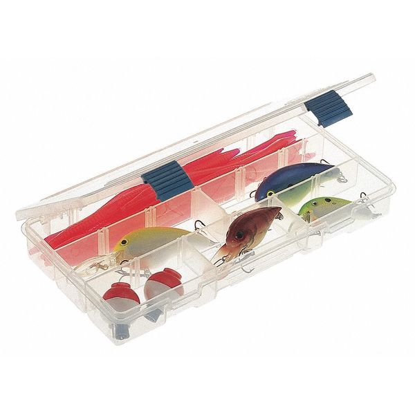 Compartment Box with 5 to 9 compartments, Plastic, 1 1/4 in H x 5 in W