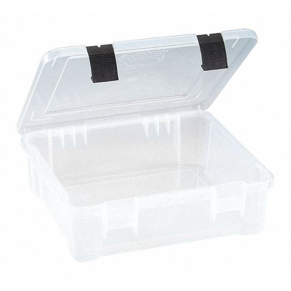 Storage Box with 1 compartments, Plastic, 5 1/4 in H x 16 in W
