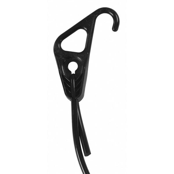Bungee Cord, Hook End, 10 ft. L, 1/4