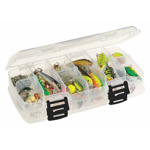 Adjustable Compartment Box with 12 to 18 compartments, Plastic, 2 3/8 in H x 4-1/2 in W