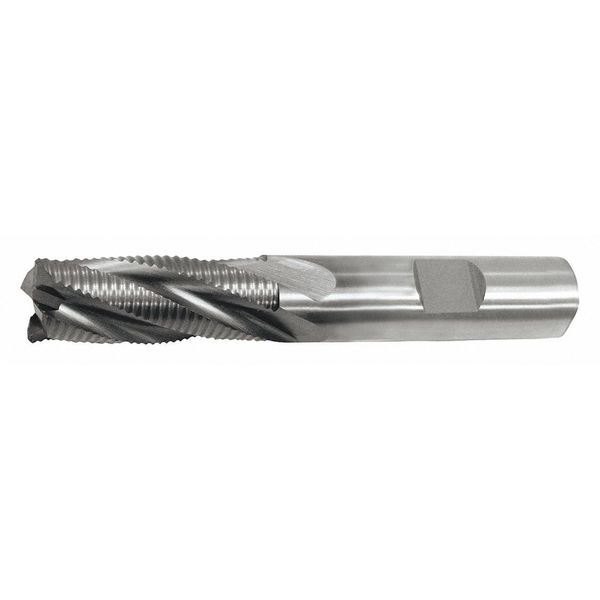 5-Flute Cobalt 8% Fine Square Single Roughing EndMill Cleveland Cleveland RG6 Bright 1