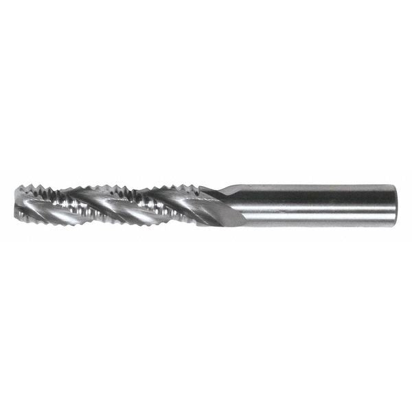 3-Flute Cobalt 8% Square Extra Coarse Roughing End Mill SE CC CTD RG9 Bright 3/4x3/4x3x5-1/4